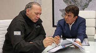 Espinoza y Berni juntos para ampliar el sistema integral  de seguridad en La Matanza