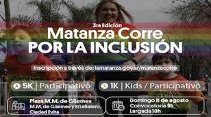 Llega la 3&deg; edici&oacute;n de Matanza Corre por la Inclusi&oacute;n