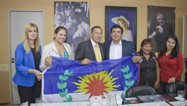 El intendente recibió al Embajador de Bolivia