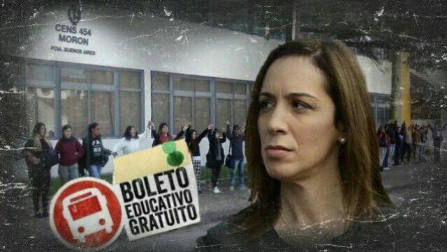 Protesta por el boleto educativo gratuito