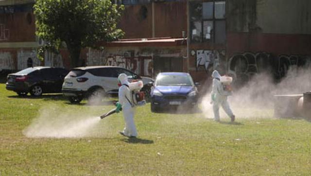 Continúa el operativo de fumigación contra el dengue en La Matanza