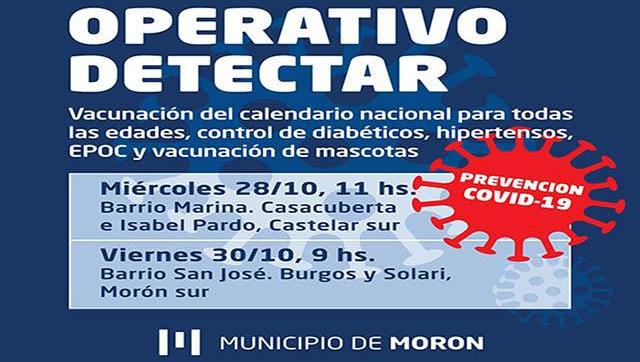 Los operativos preventivos de Covid-19 continuarán en Castelar y Morón sur