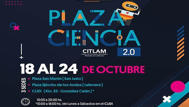 Comienza la 10ma edición de Plaza Ciencia 2.0