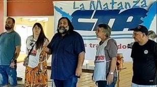 Encuentro de la militancia de la CTA: Roberto Baradel en La Matanza