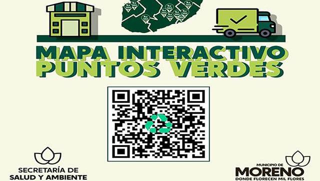 Se lanzó el mapa interactivo de Puntos Verdes