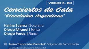 Conciertos de Gala presenta “Pinceladas Argentinas”