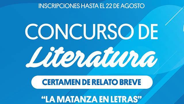 Convocatoria a escritores y escritoras de La Matanza a participar en el Concurso de Narrativa Breve