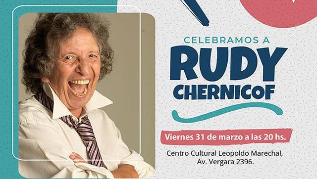 Rudy Chernicof actuará este viernes en Hurlingham con entrada gratuita