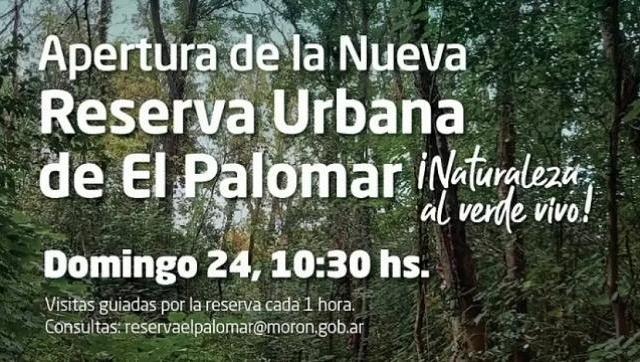 Morón abre al público la nueva Reserva Urbana de El Palomar