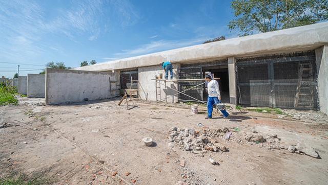 Avanzan las obras en escuelas del distrito
